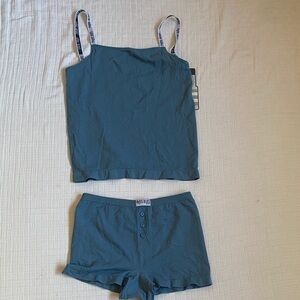 PARIS BLUES  Blue Pajama Set